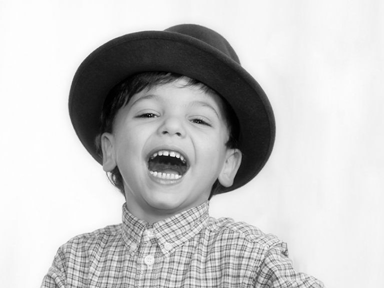 Ritratto di un bambino durante una festa di compleanno a Ugento