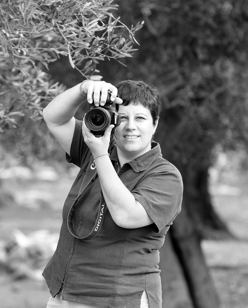 Carmen Panico al lavoro, fotografo per feste di compleanno a Ugento